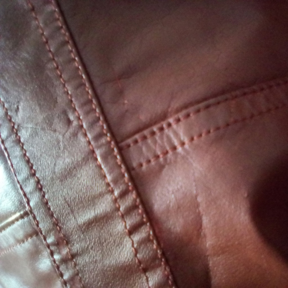 VINTAGE 1970 VANESSA GENUINE LEATHER COAT SIZE 13/14 BUT RUN LIKE 9/10 I - Picture 12 of 13